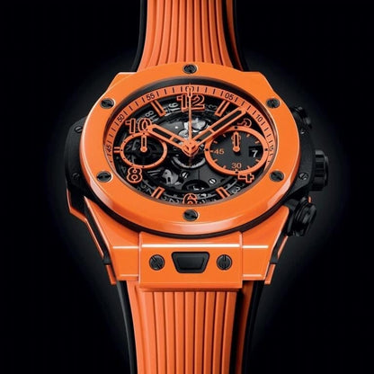 Unico Orange Keramik 42mm Herrenuhr Vandhlr 