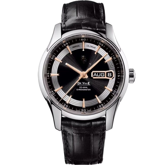 Ville Hour Vision Annual Calendar Co-Axial Chronometer Herrenuhr Vandhlr 