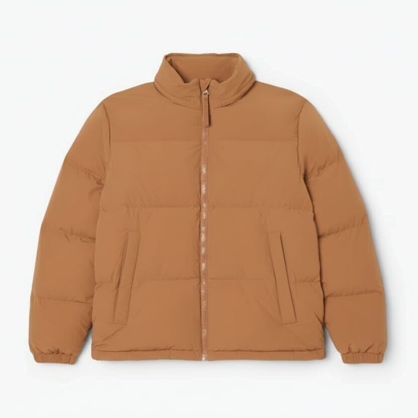 Wasserabweisende Daunenjacke Mit Kapuze Vandhlr Braun S 