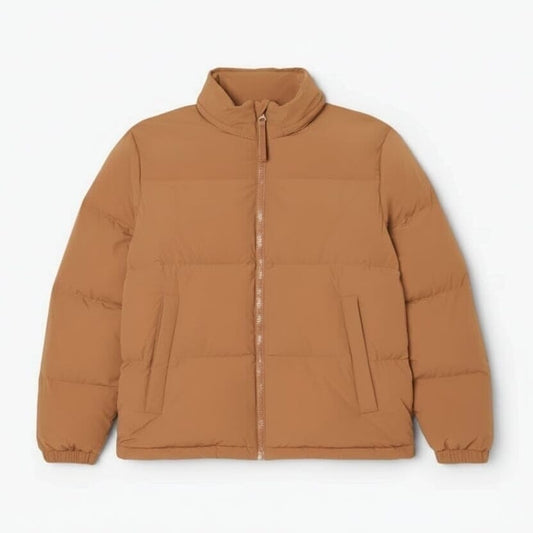 Wasserabweisende Daunenjacke Mit Kapuze Vandhlr Braun S 