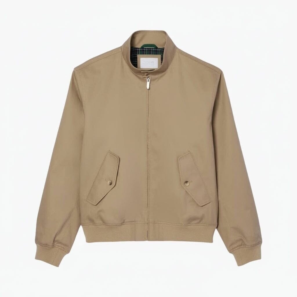 Wasserabweisende Twill Harrington Jacke Vandhlr Beige S 