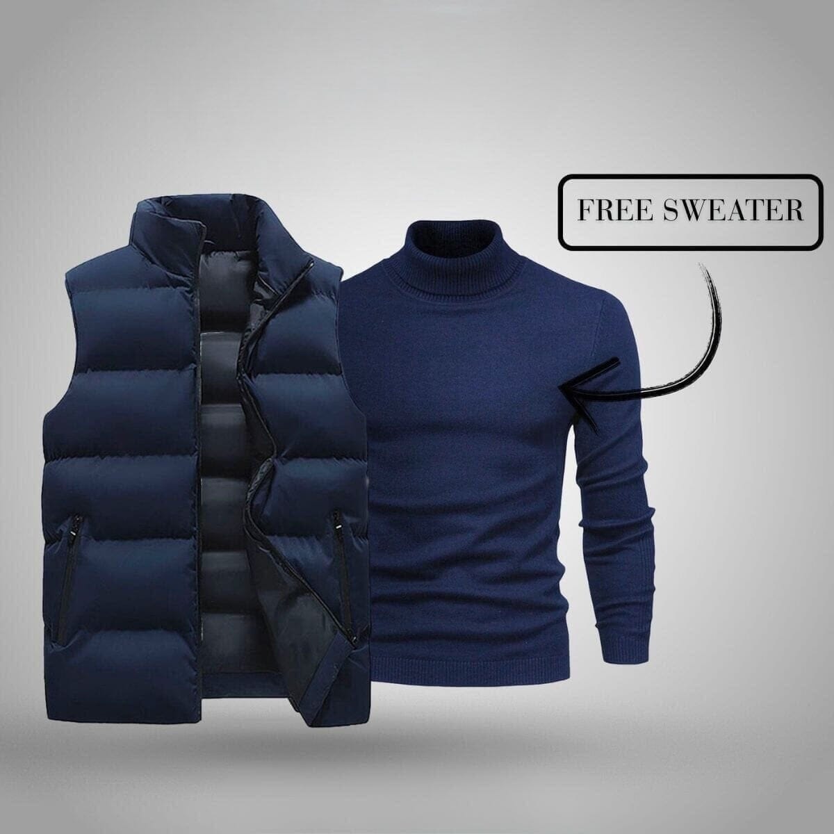Weste + Gratis Pullover (schlussverkauf) Vandhlr 