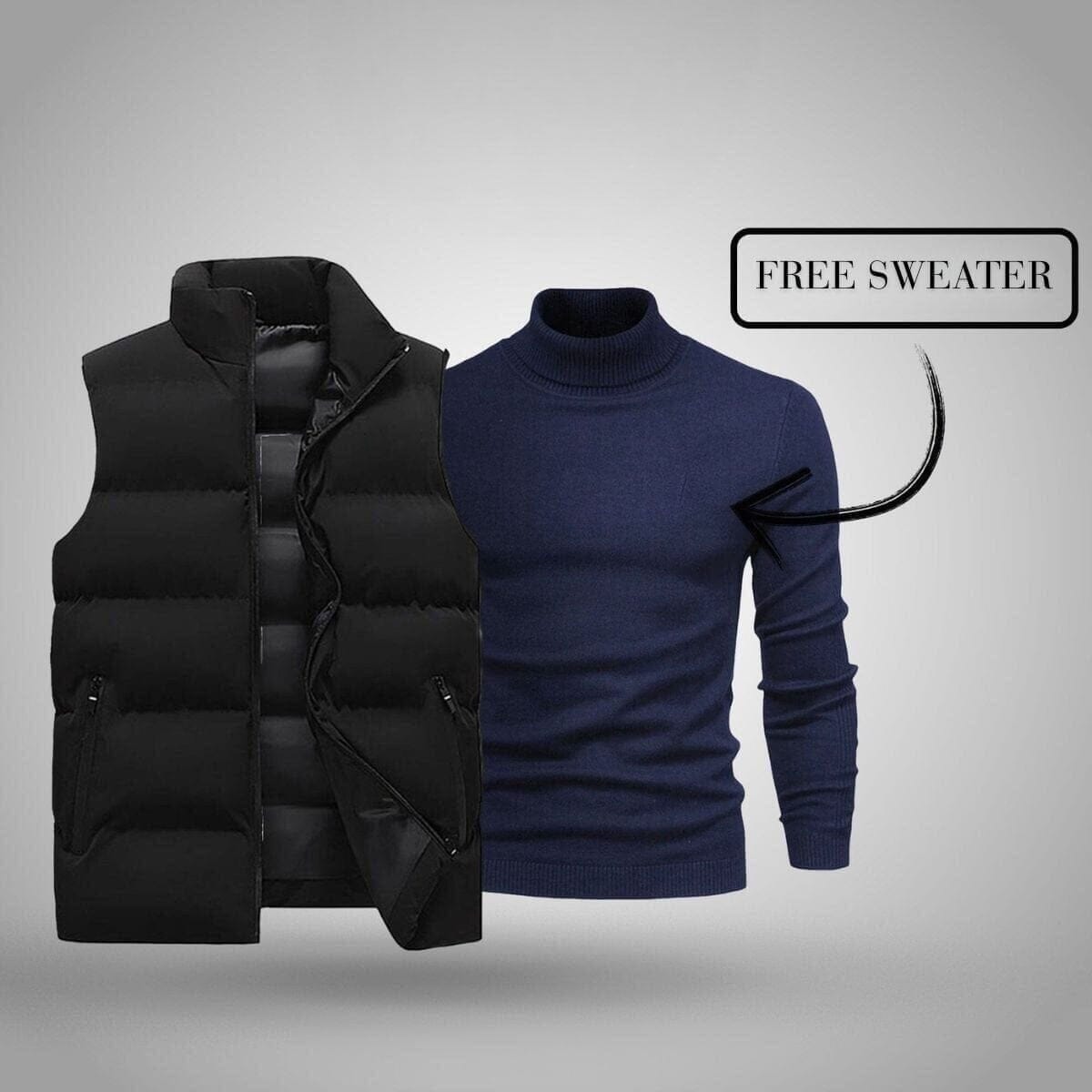 Weste + Gratis Pullover (schlussverkauf) Vandhlr 