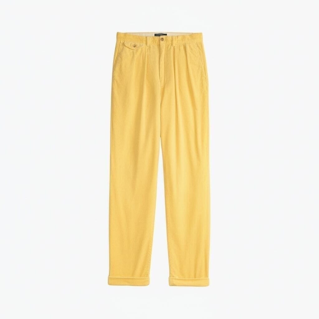 Whitman Relaxed Fit Cordhose Vandhlr Gelb 28 