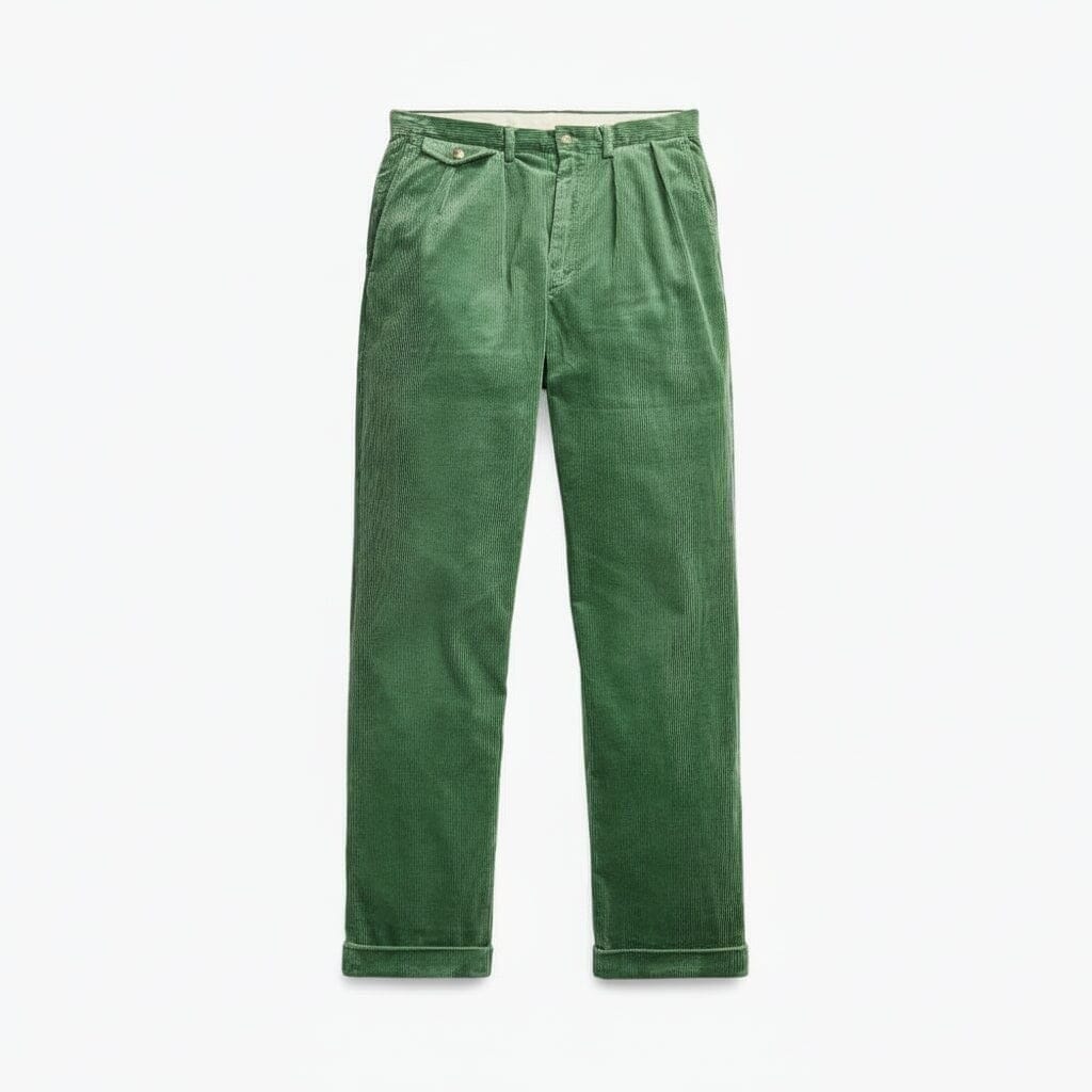 Whitman Relaxed Fit Cordhose Vandhlr Grün 28 