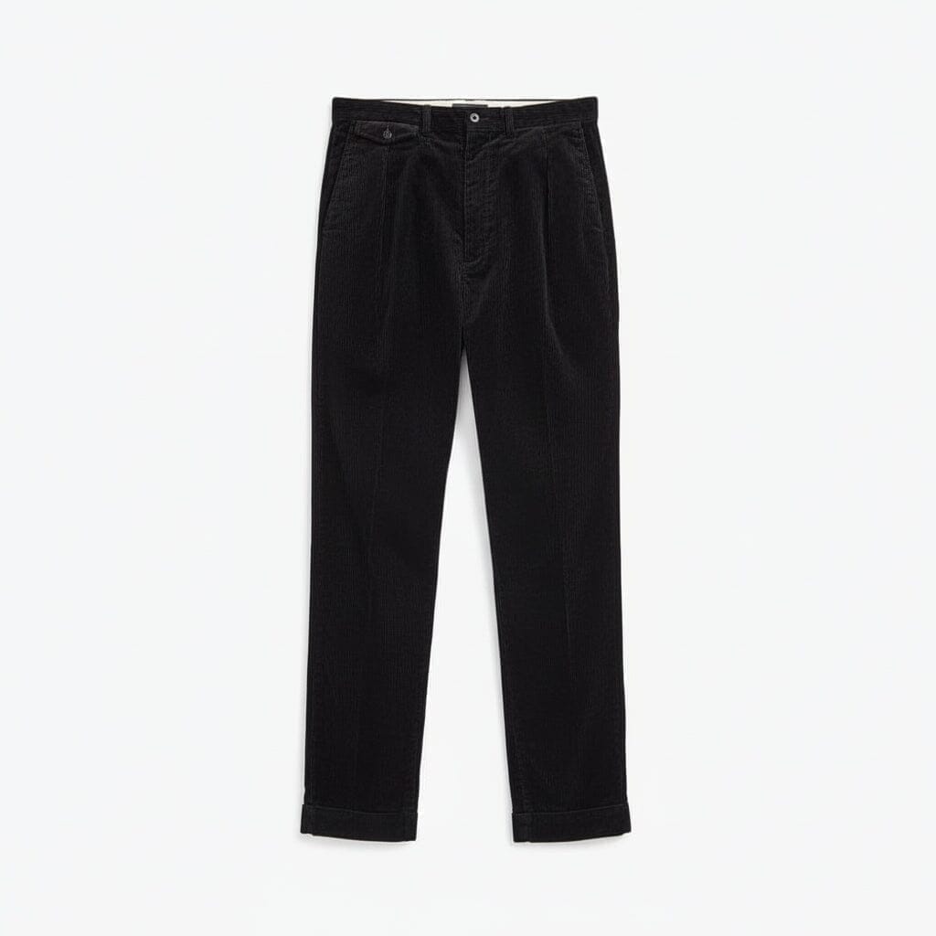 Whitman Relaxed Fit Cordhose Vandhlr Schwarz 28 