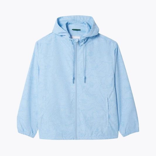 Windbreaker Mit Blumenmuster Vandhlr Hellblau S 